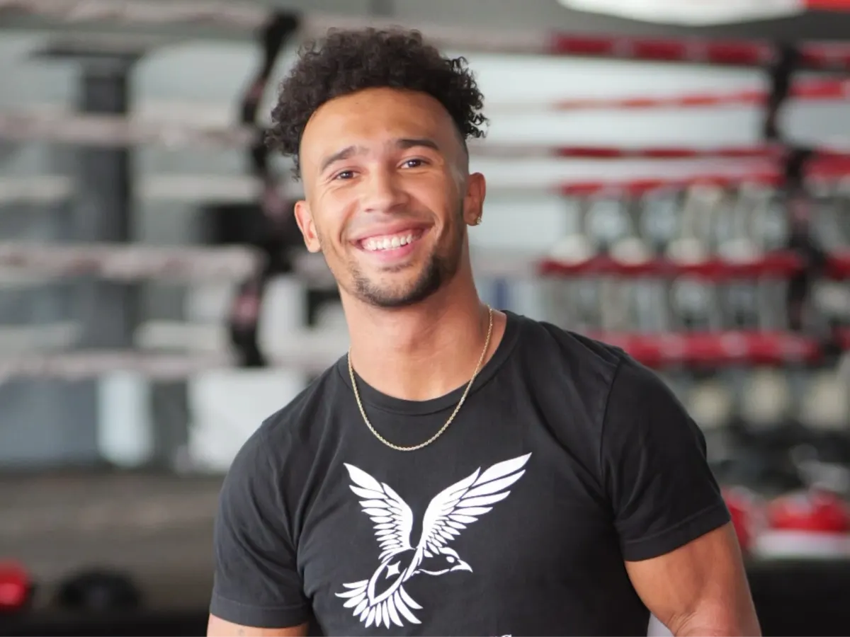 Portrait of Tai Brandon, boxing coach.